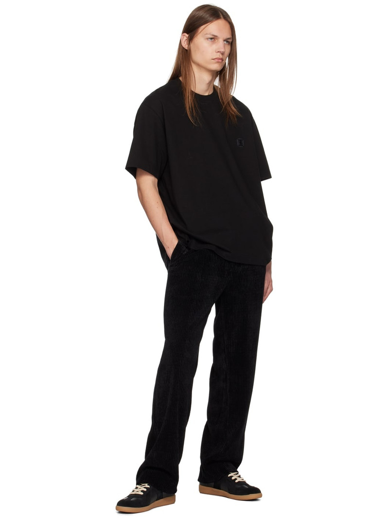 SOLID HOMME Black 'Quantum' T-Shirt outlook