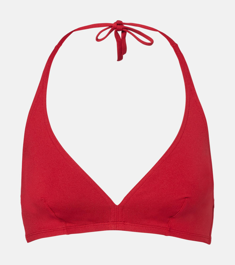 Gang halterneck bikini top 1