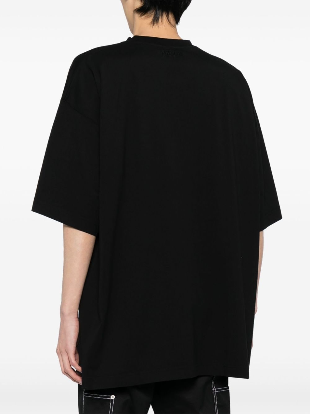 slogan-print cotton T-shirt - 4