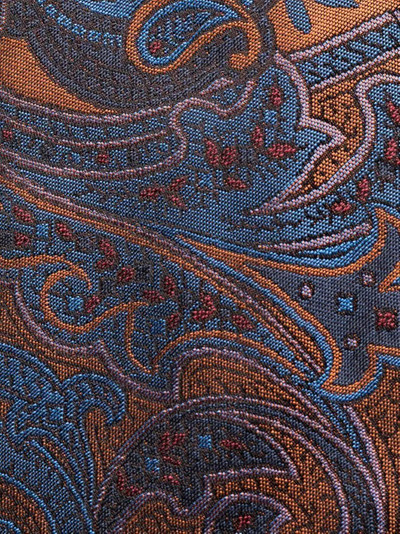 Etro paisley pattern-jacquard silk tie outlook