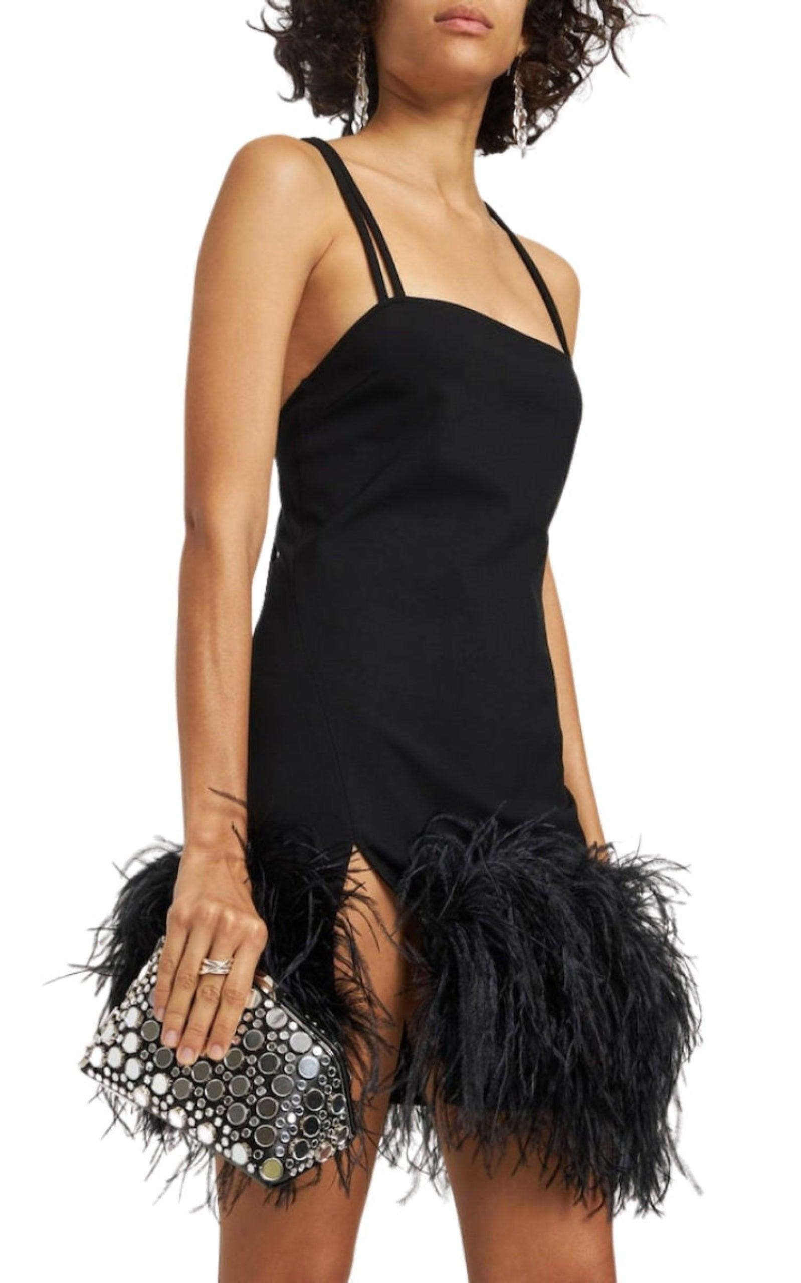 Black Midnight Workmanship Mirror Clutch - 3