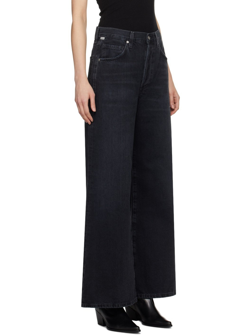 Black Beverly Slouch Boot Jeans 2