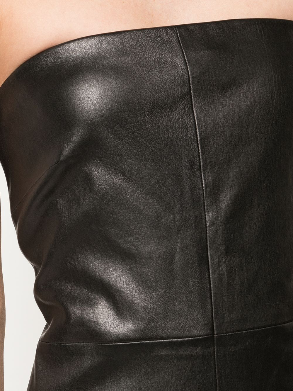 leather fitted dress - 5