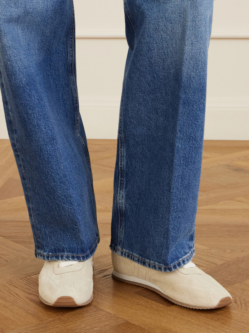 TOTEME Flex Suede Sneakers outlook