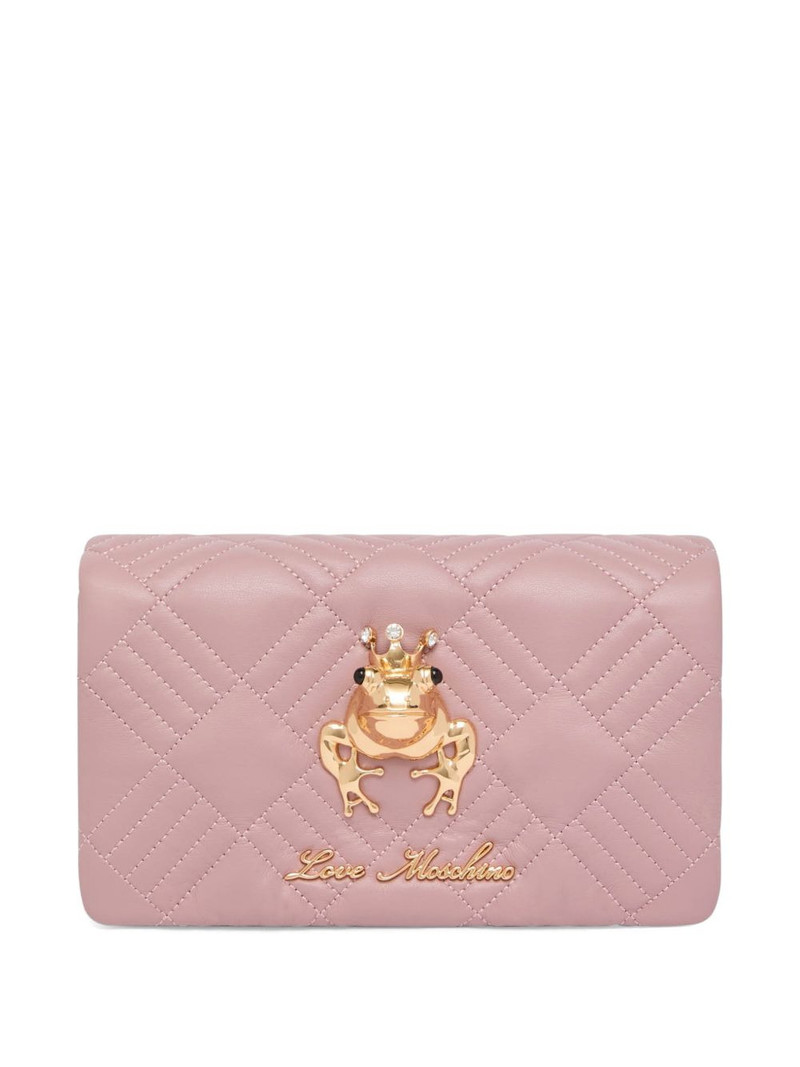 quilted embellished shoulder bag 1