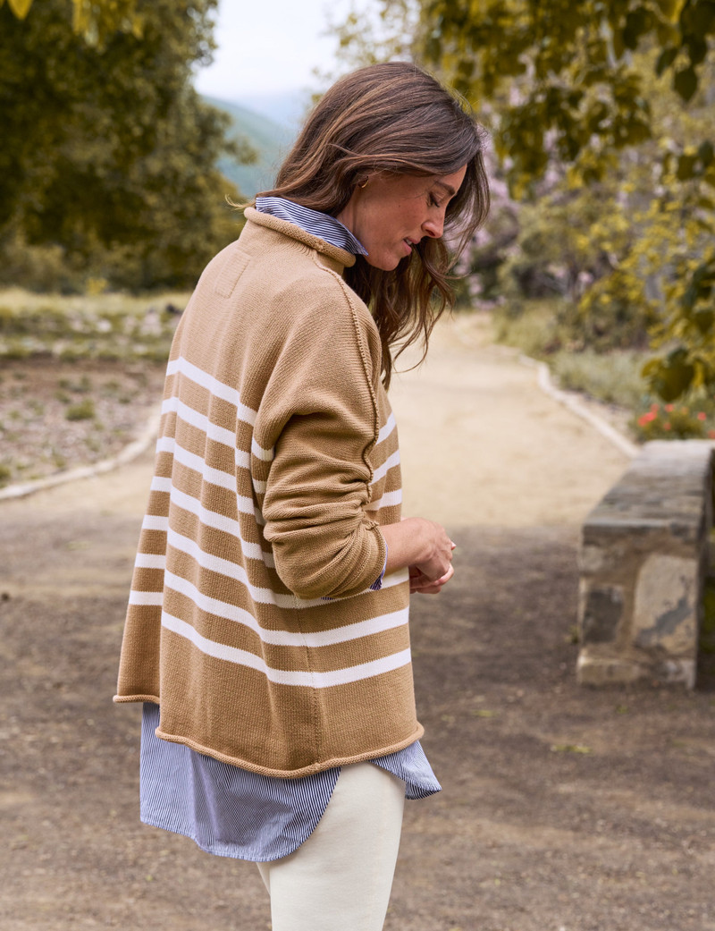 Rolled Funnel Neck Sweater 5