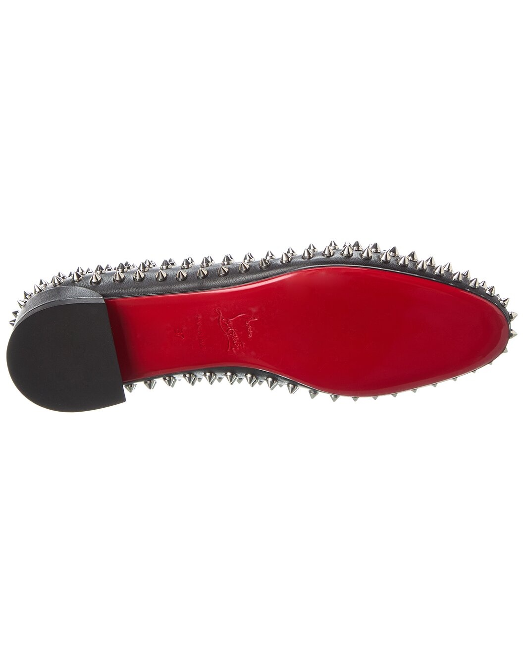 Christian Louboutin Sweetie Jane Spikes Leather Flat - 4