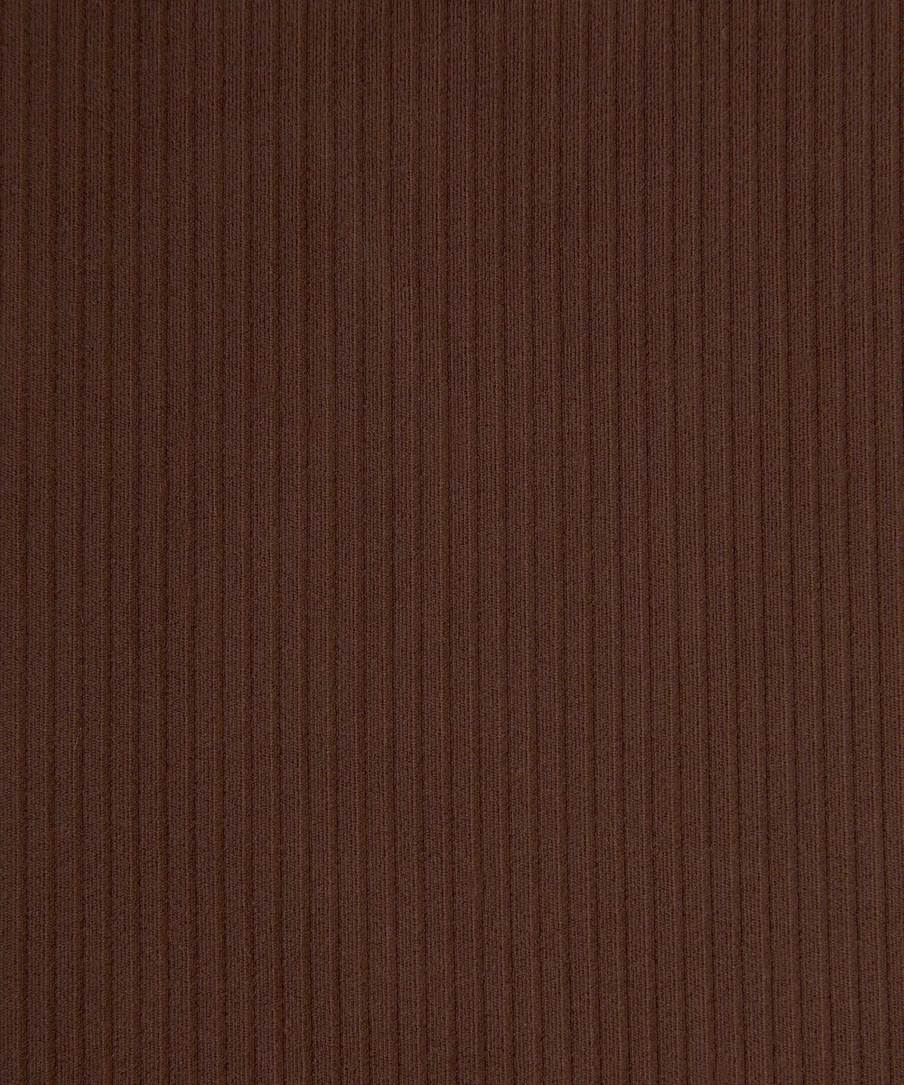 All Aligned Ribbed Long-Sleeve Henley Dress - 6