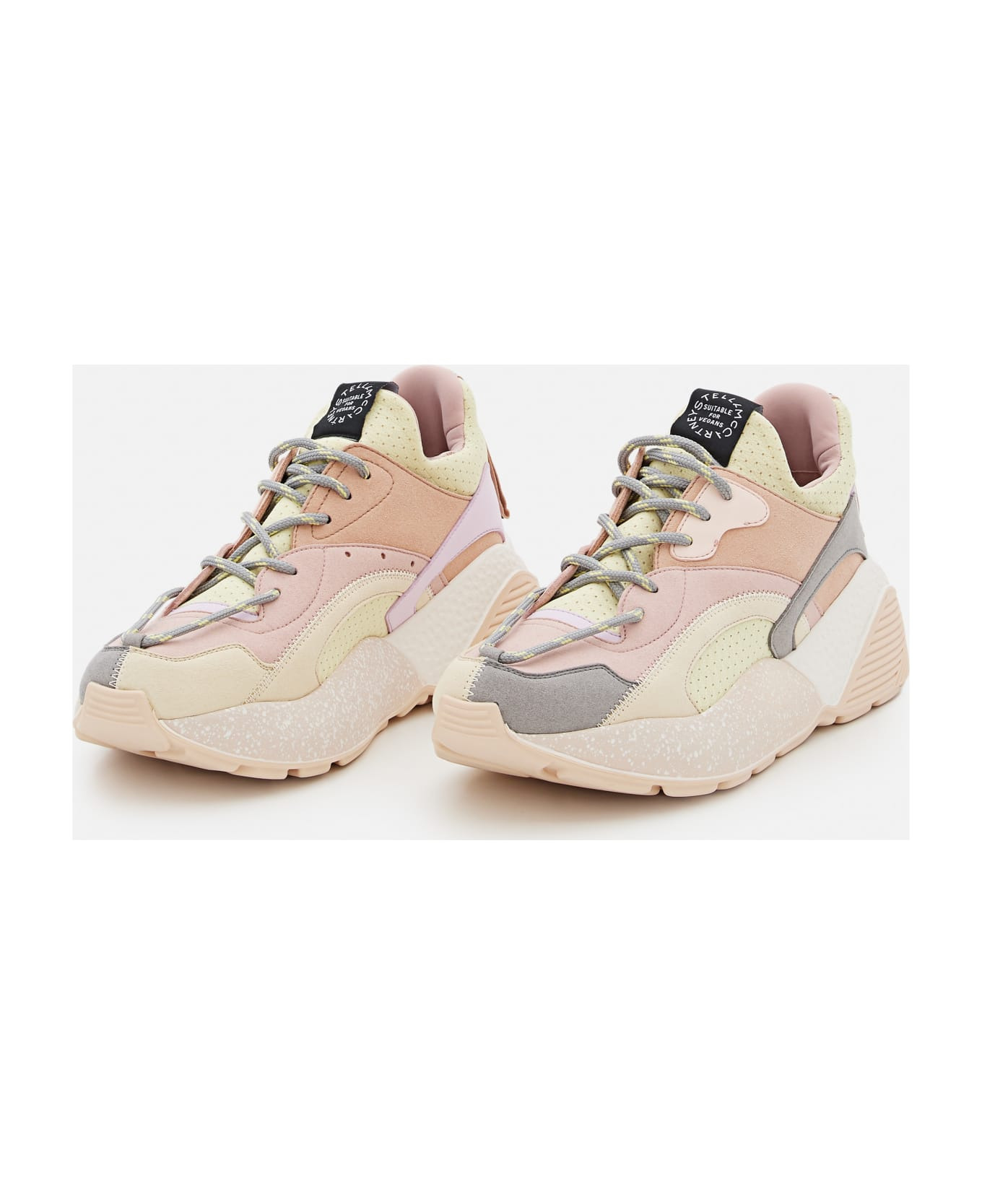 Sneakers In Rose-pink Polyamide - 2