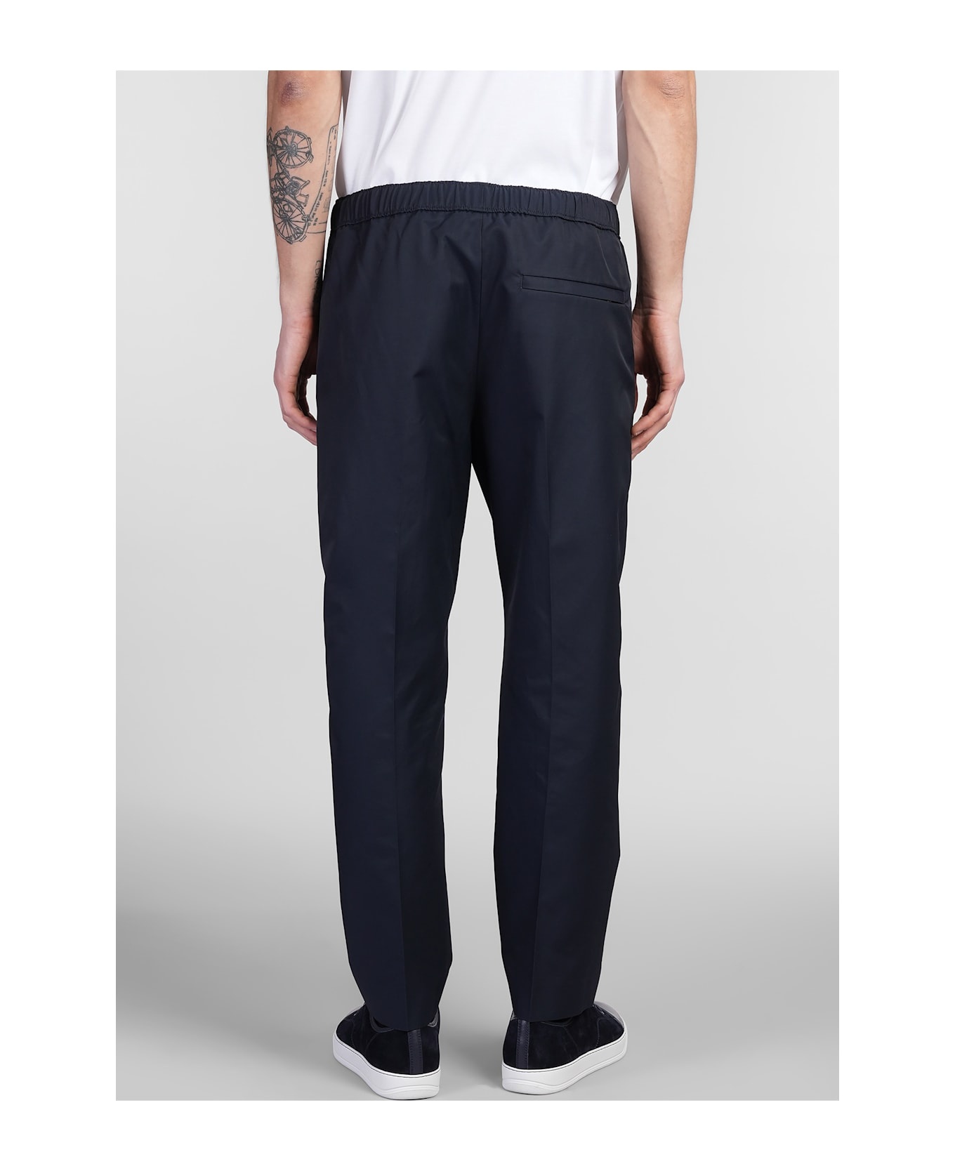 Pants In Blue Cotton - 3