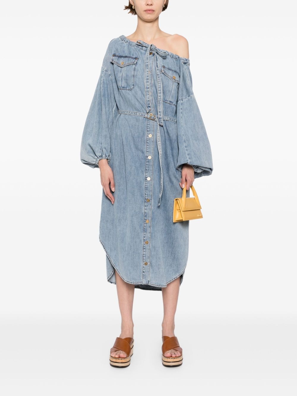 denim midi tunic - 2