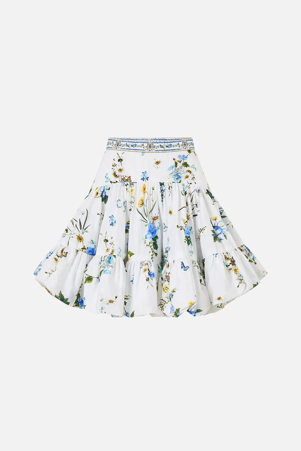 BUBBLE MINI SKIRT DANDELION SKIES - 1