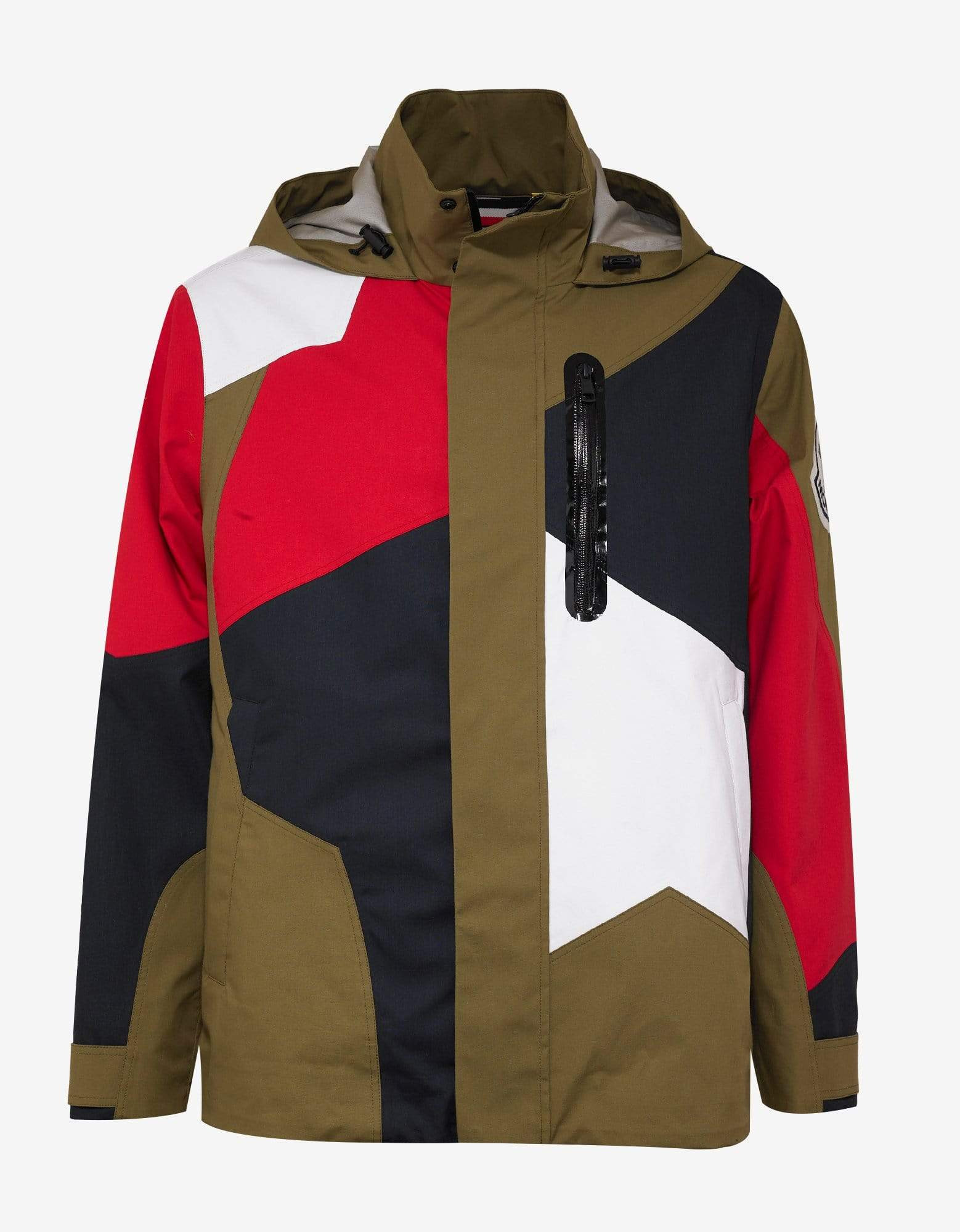 Moncler Baudrier Multicolour Patchwork Windbreaker - 1