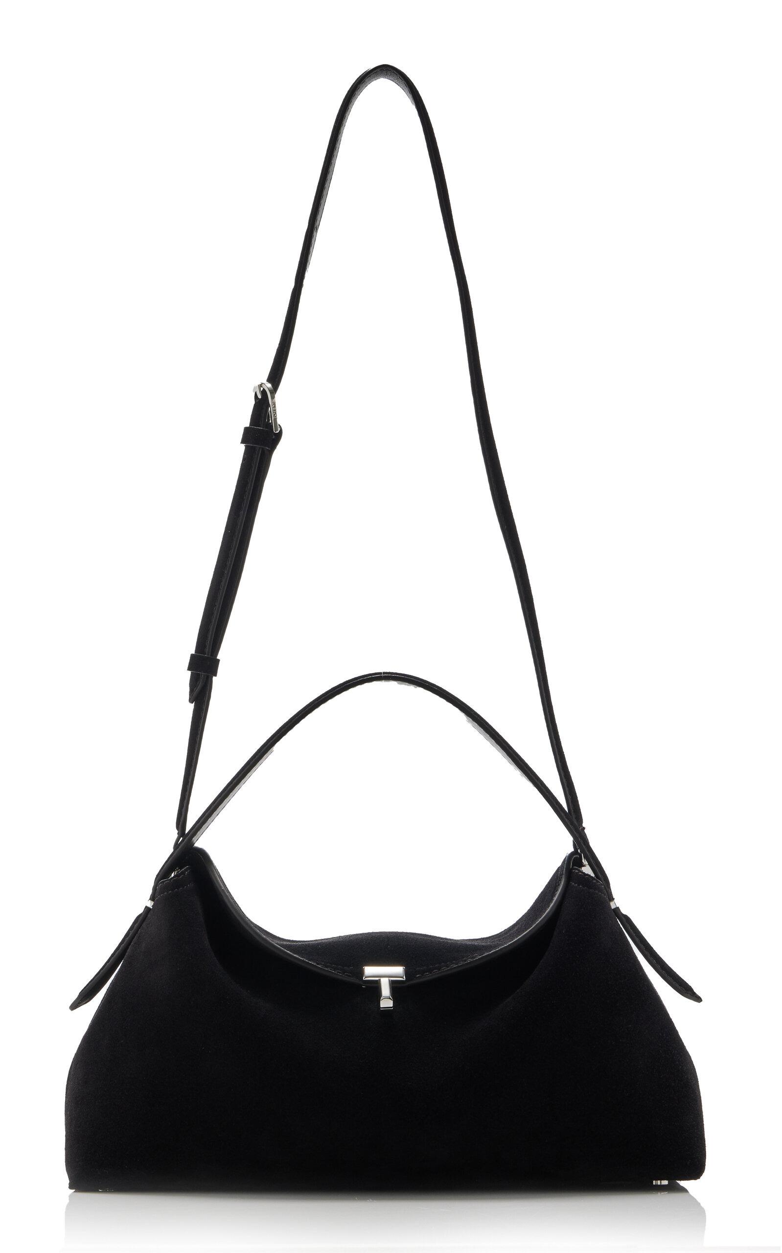 T-Lock Suede Top Handle Bag black - 3