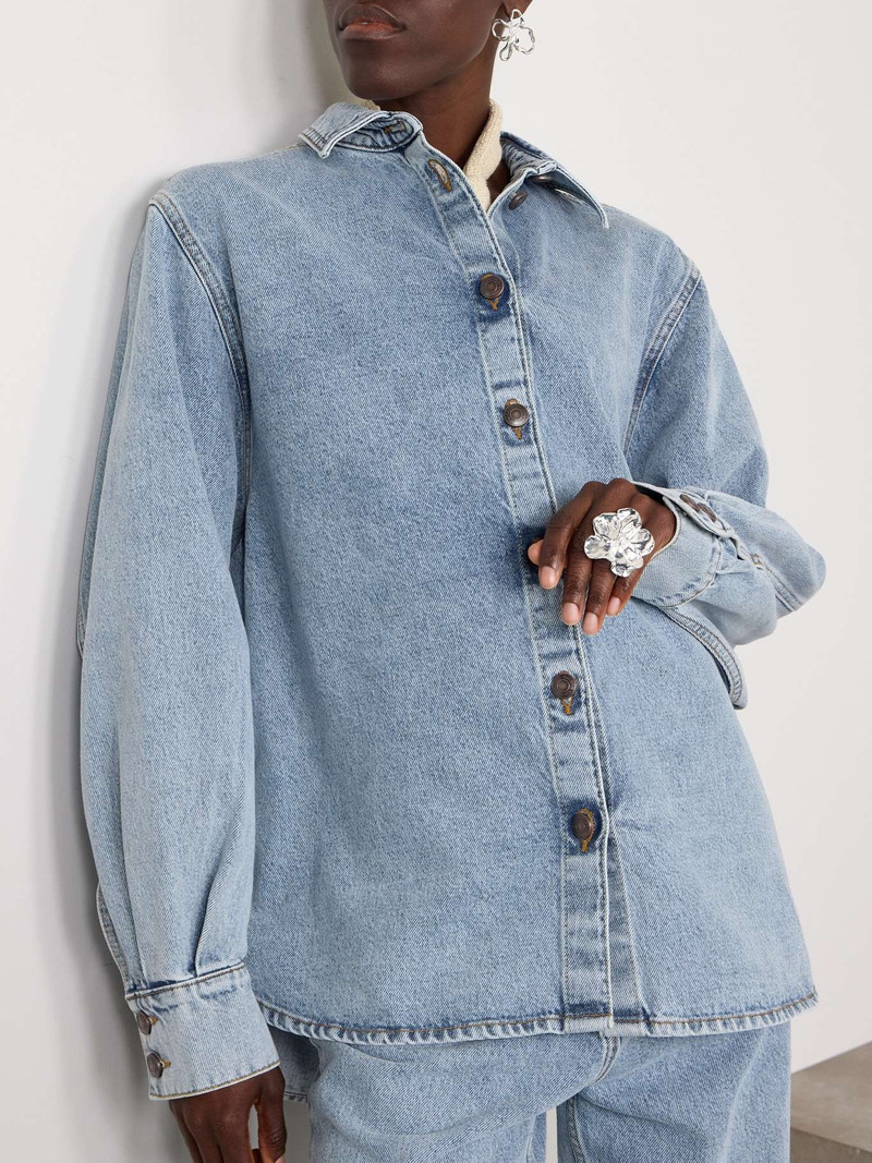 Oversized denim shirt 3