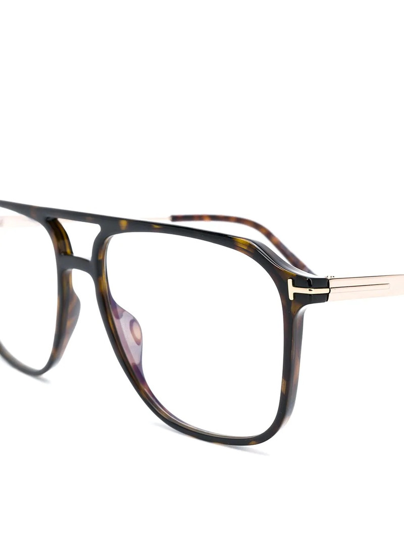 tortoiseshell pilot-frame glasses 3