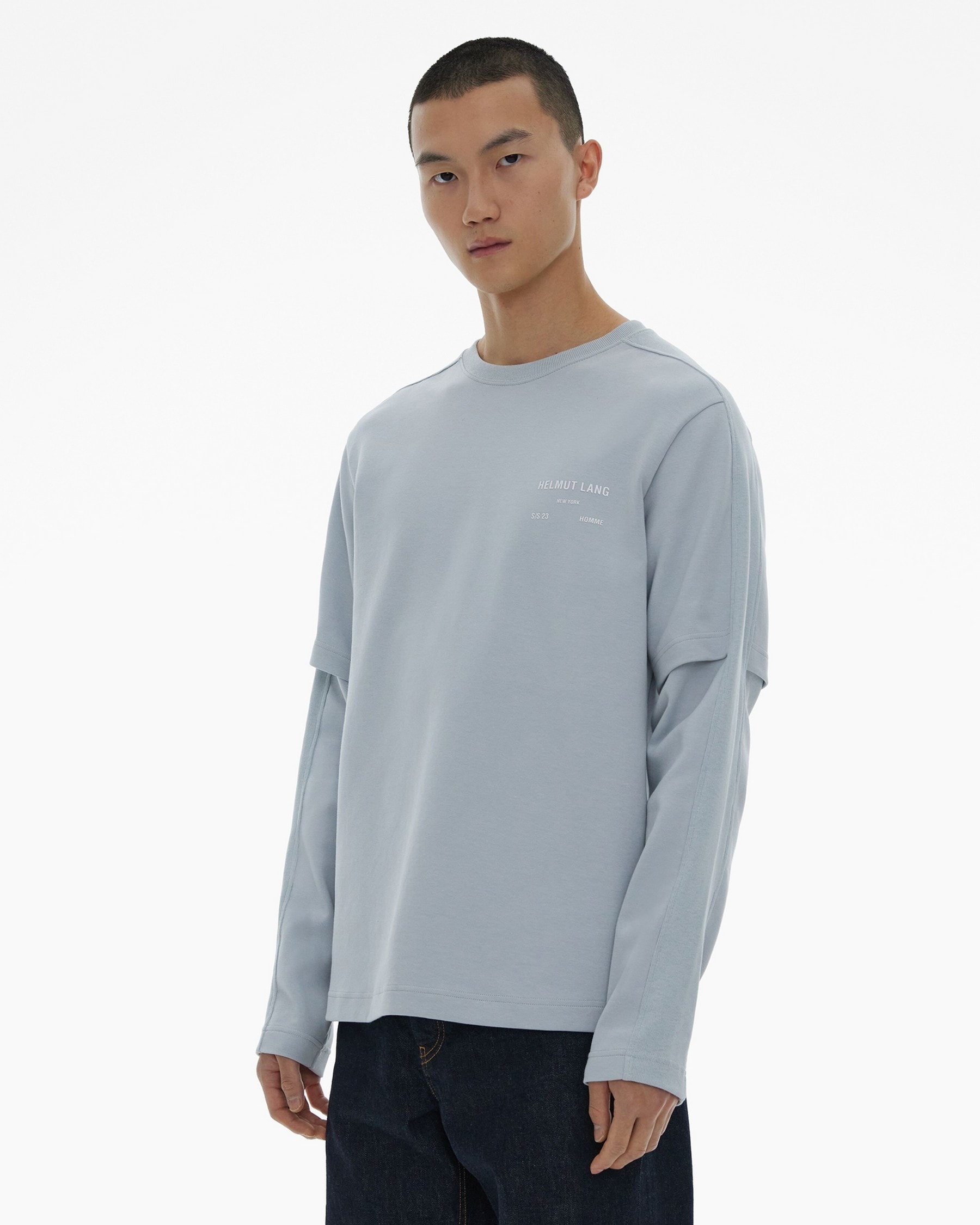 LONG-SLEEVE LOGO TEE - 5