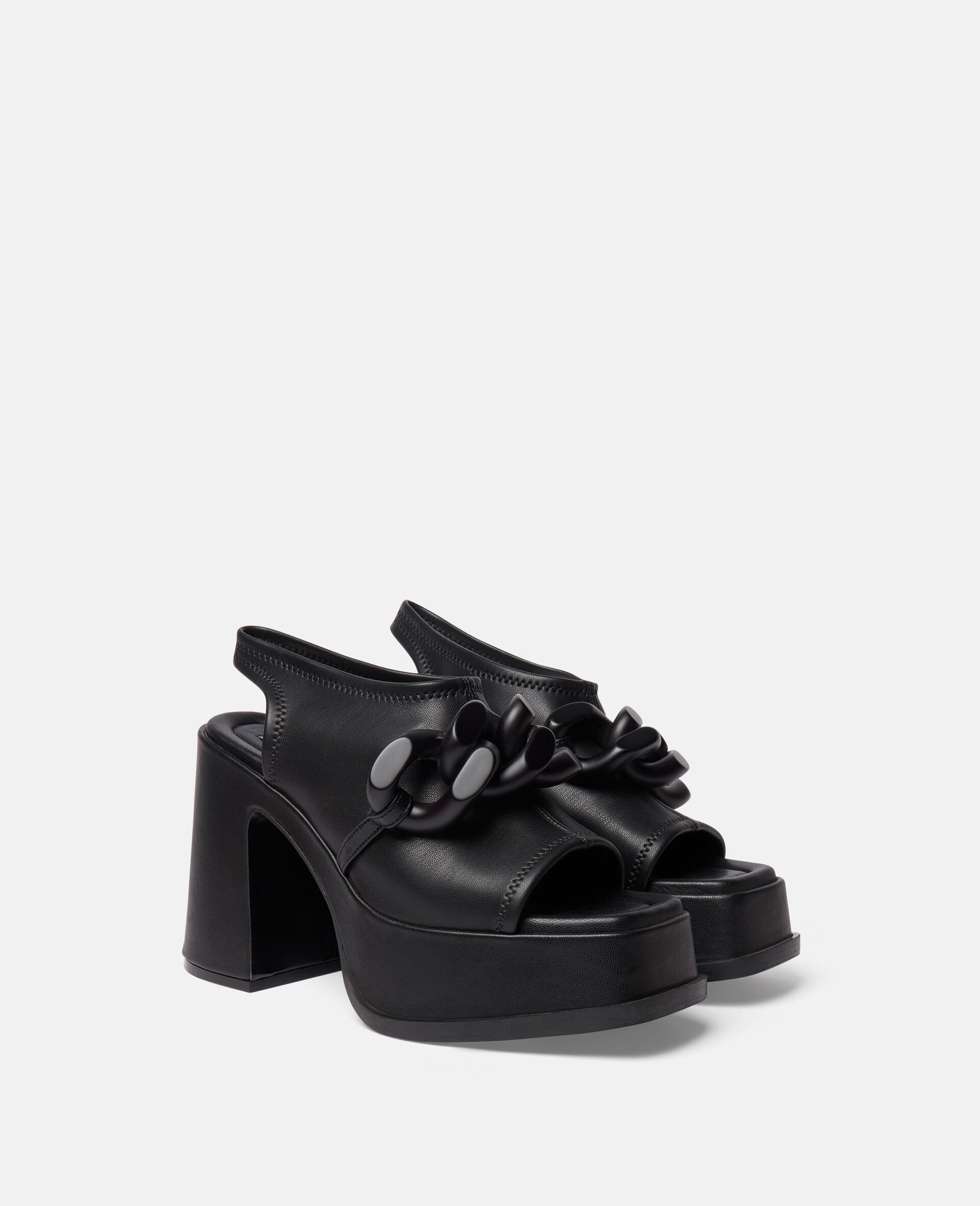 Skyla Chain Platform Sandals - 3