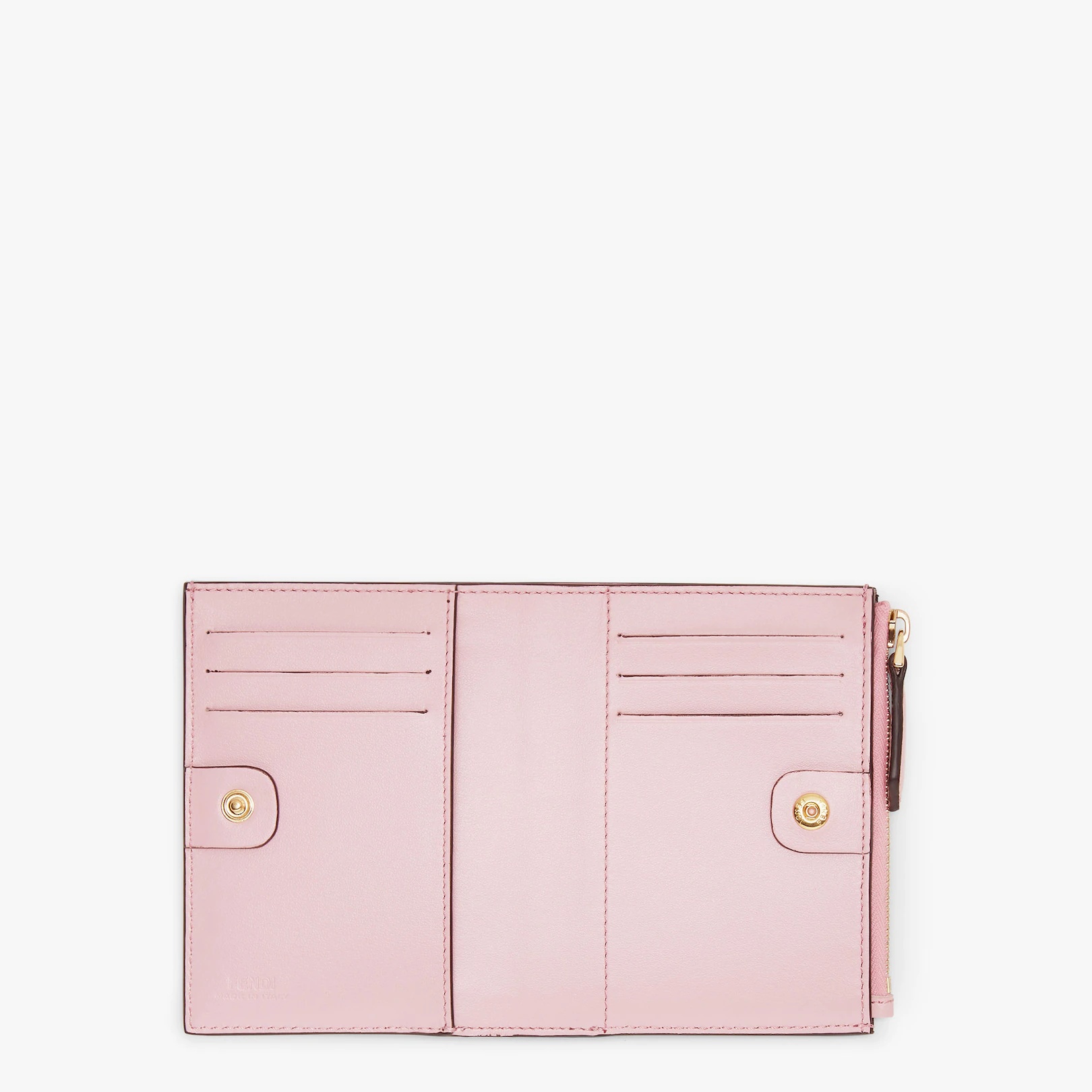 Pink leather wallet - 4