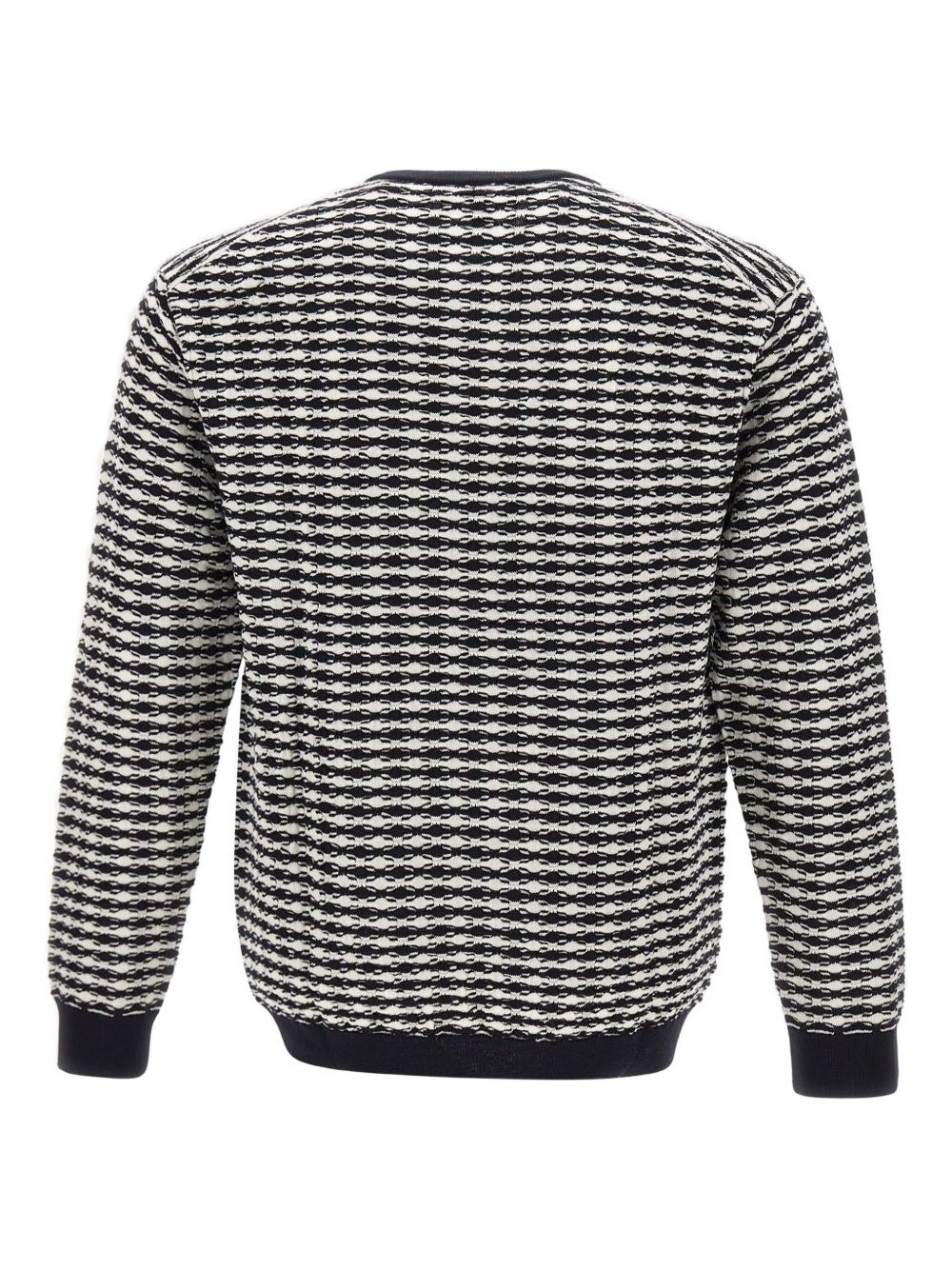 patterned wool sweater - 2