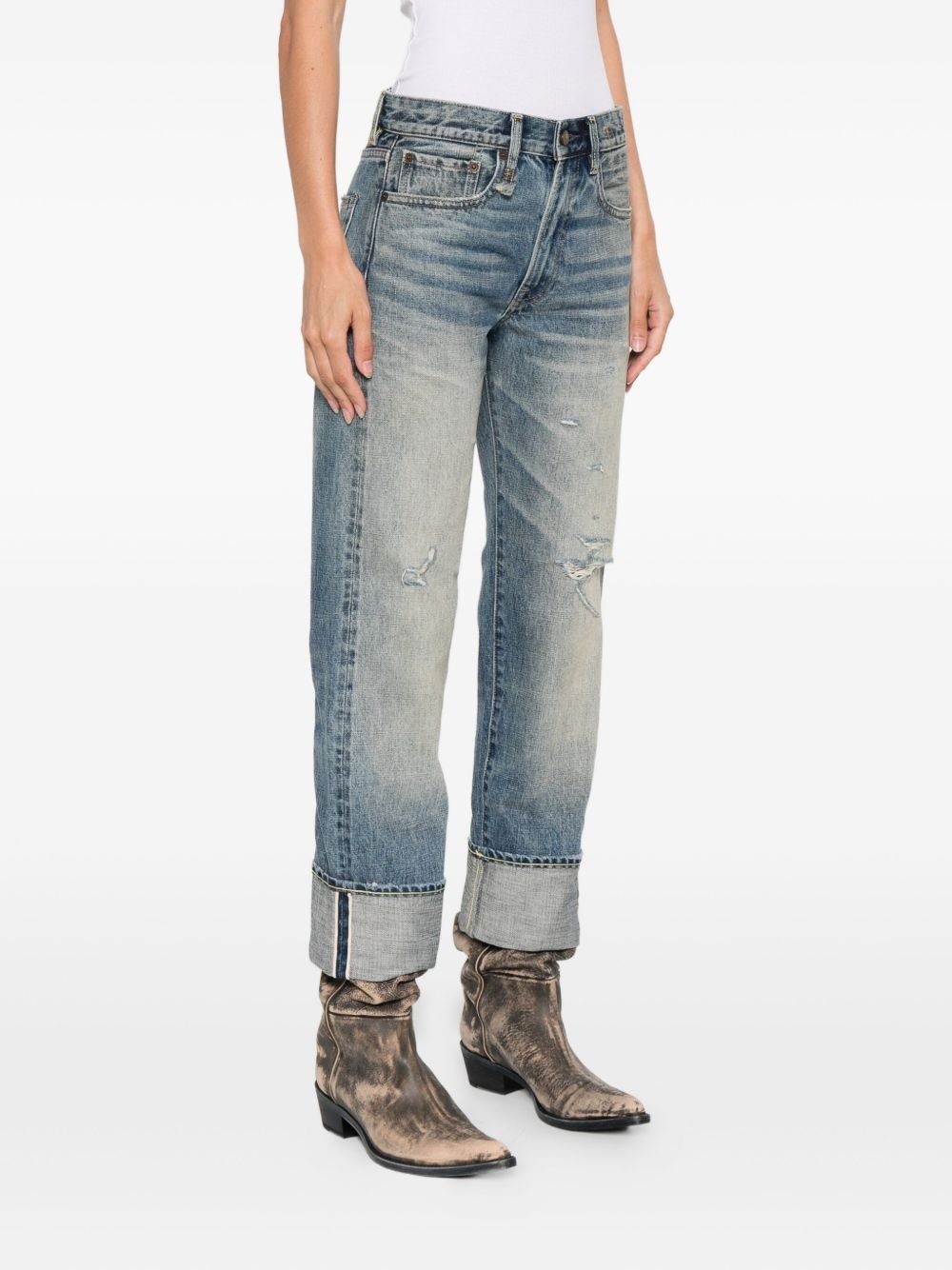 logo-patch jeans - 3