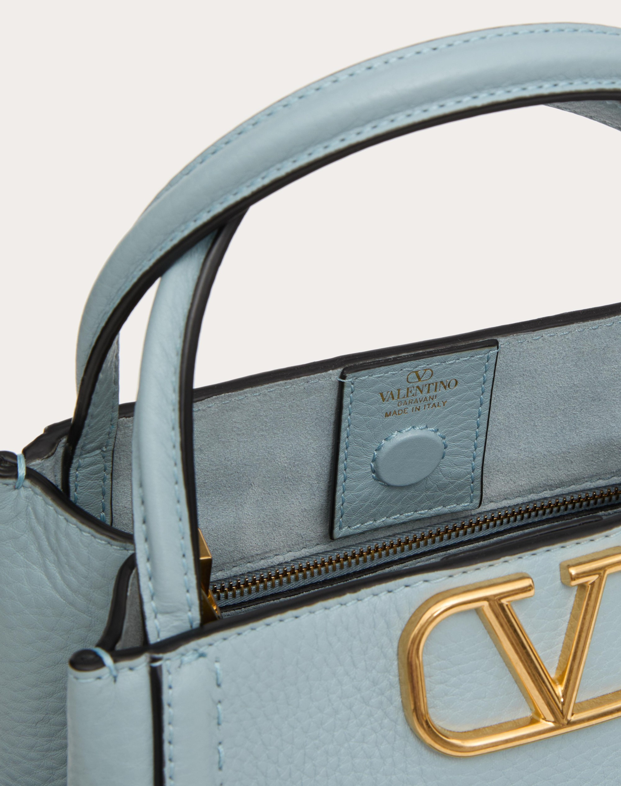 VALENTINO GARAVANI ALLTIME SMALL HANDBAG IN GRAINY CALFSKIN - 6