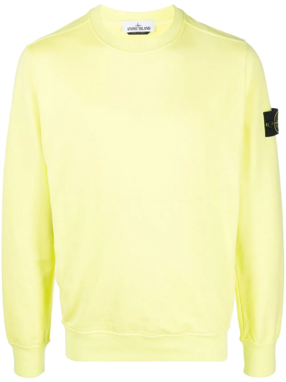 Compass badge crew-neck sweatshirt - 1