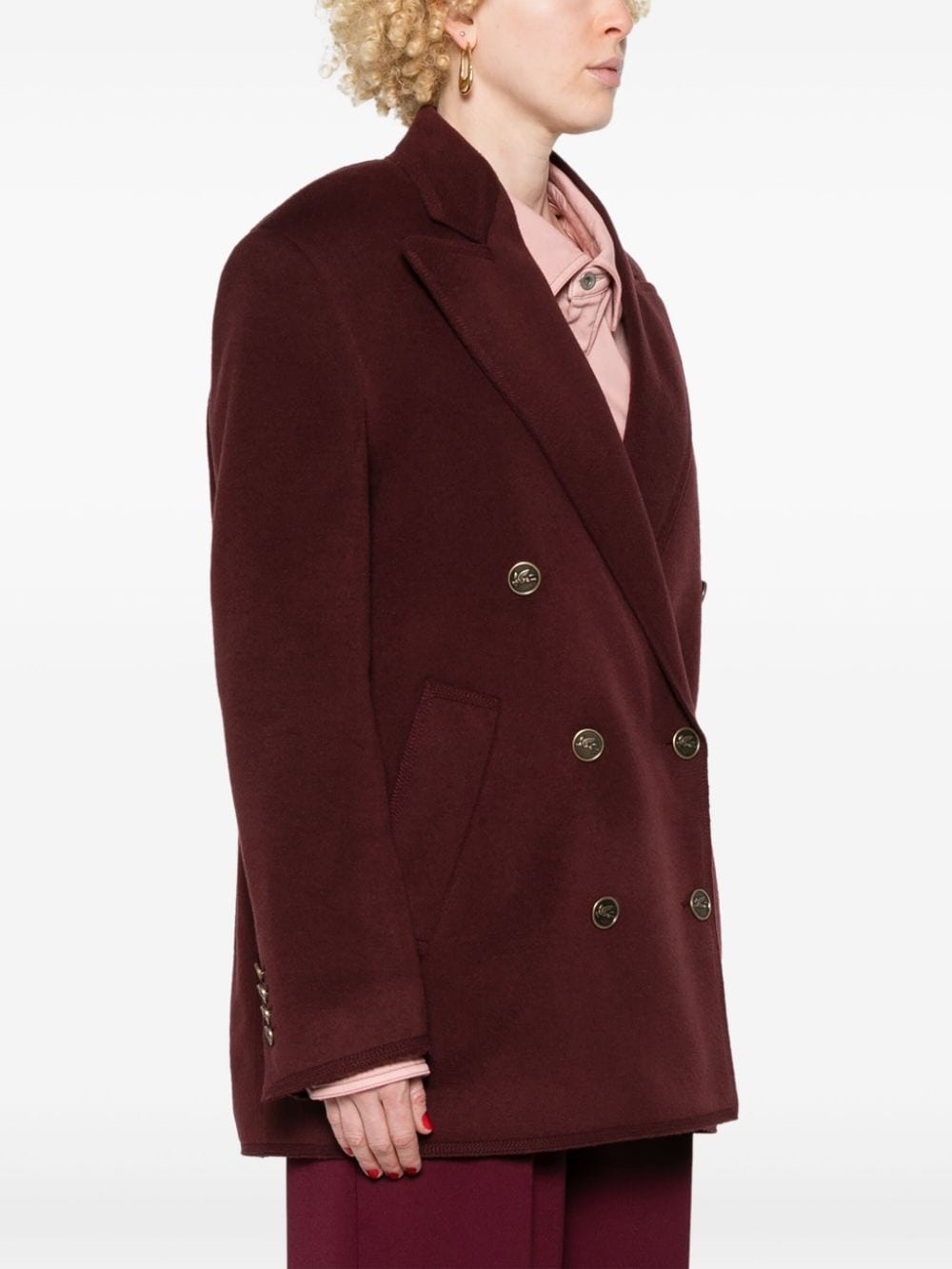 double-breasted blazer - 3