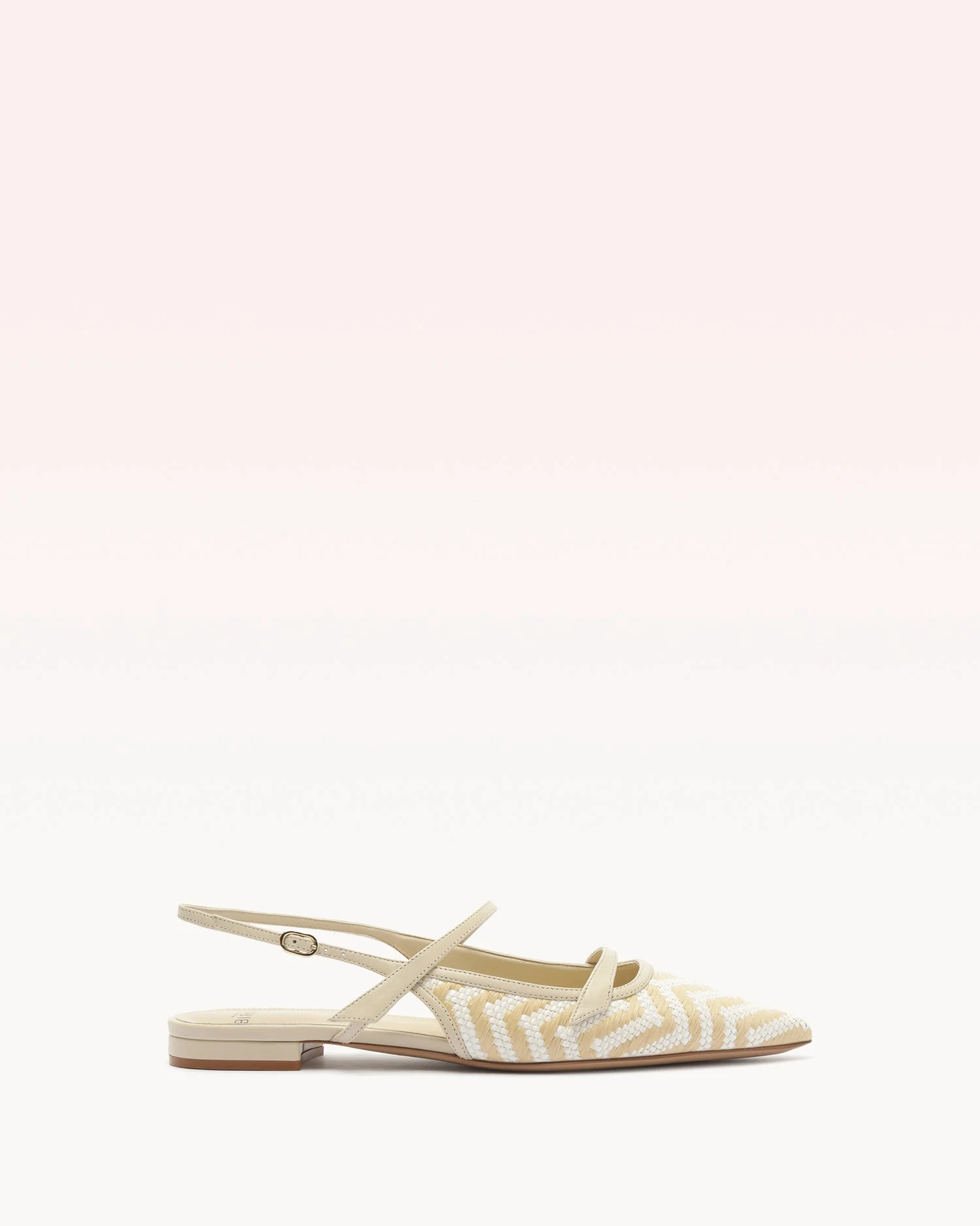 TITA RAFFIA ZIG FLAT EGGSHELL - 1