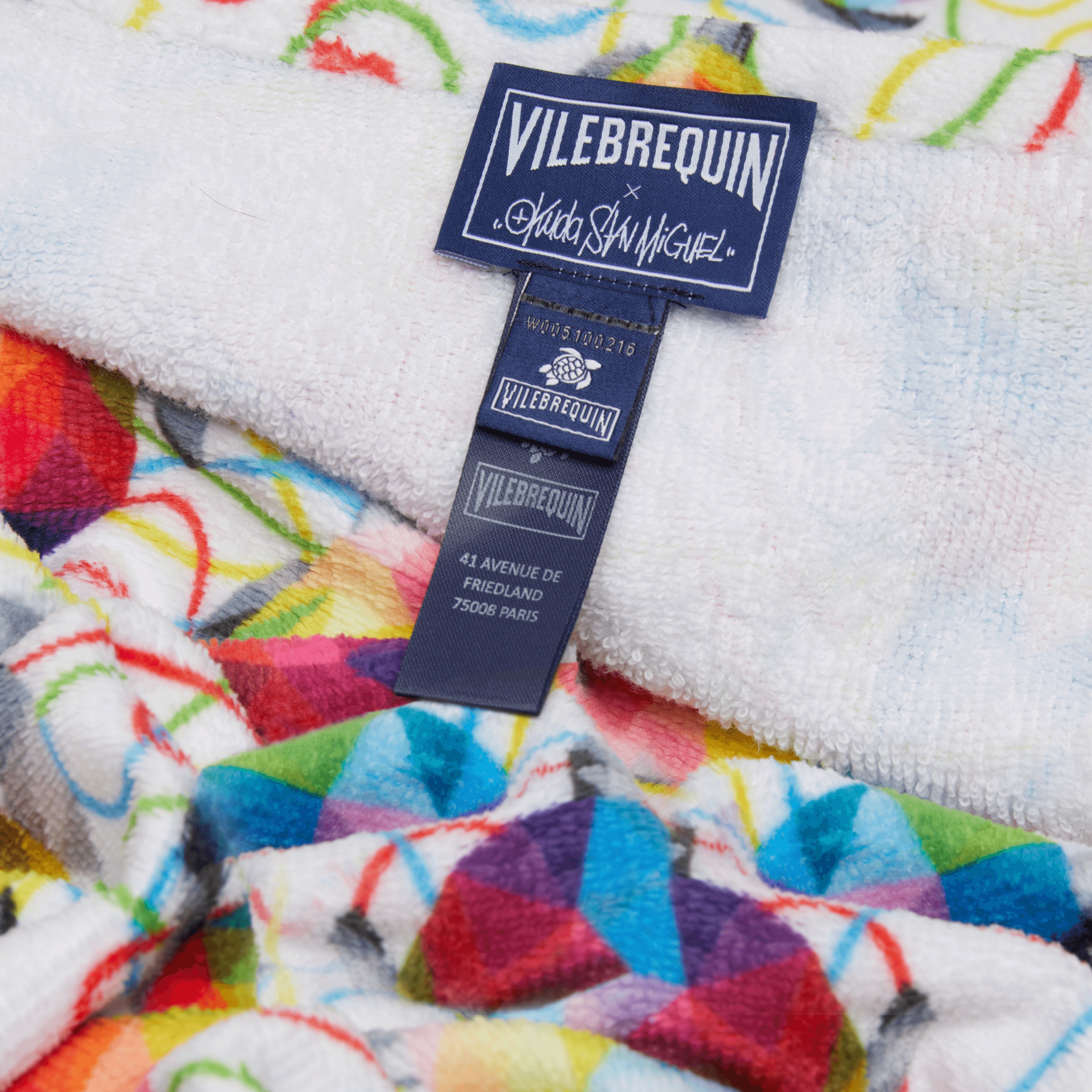 Organic Cotton Towel Tortugas - Vilebrequin x Okuda San Miguel - 3