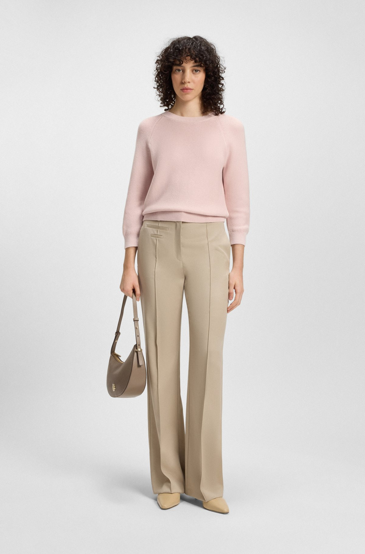 KNITTED SWEATER IN PURE COTTON - 3