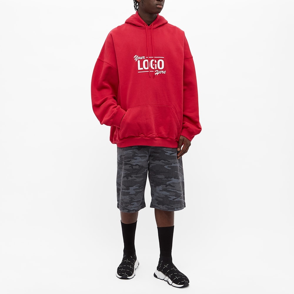 Balenciaga Your Logo Here Popover Hoody - 6