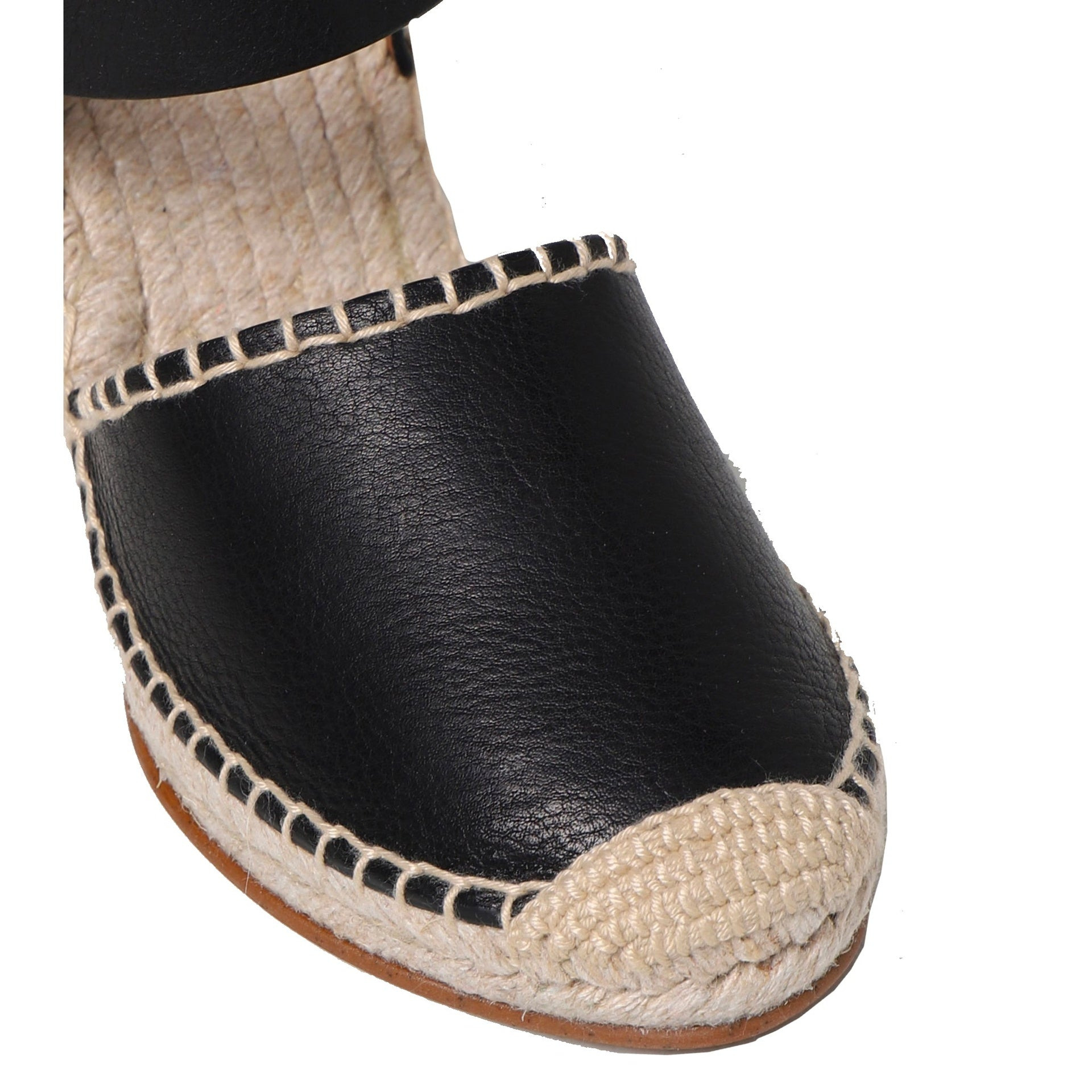 Chloe Leather Wedge Sandals Women - 4