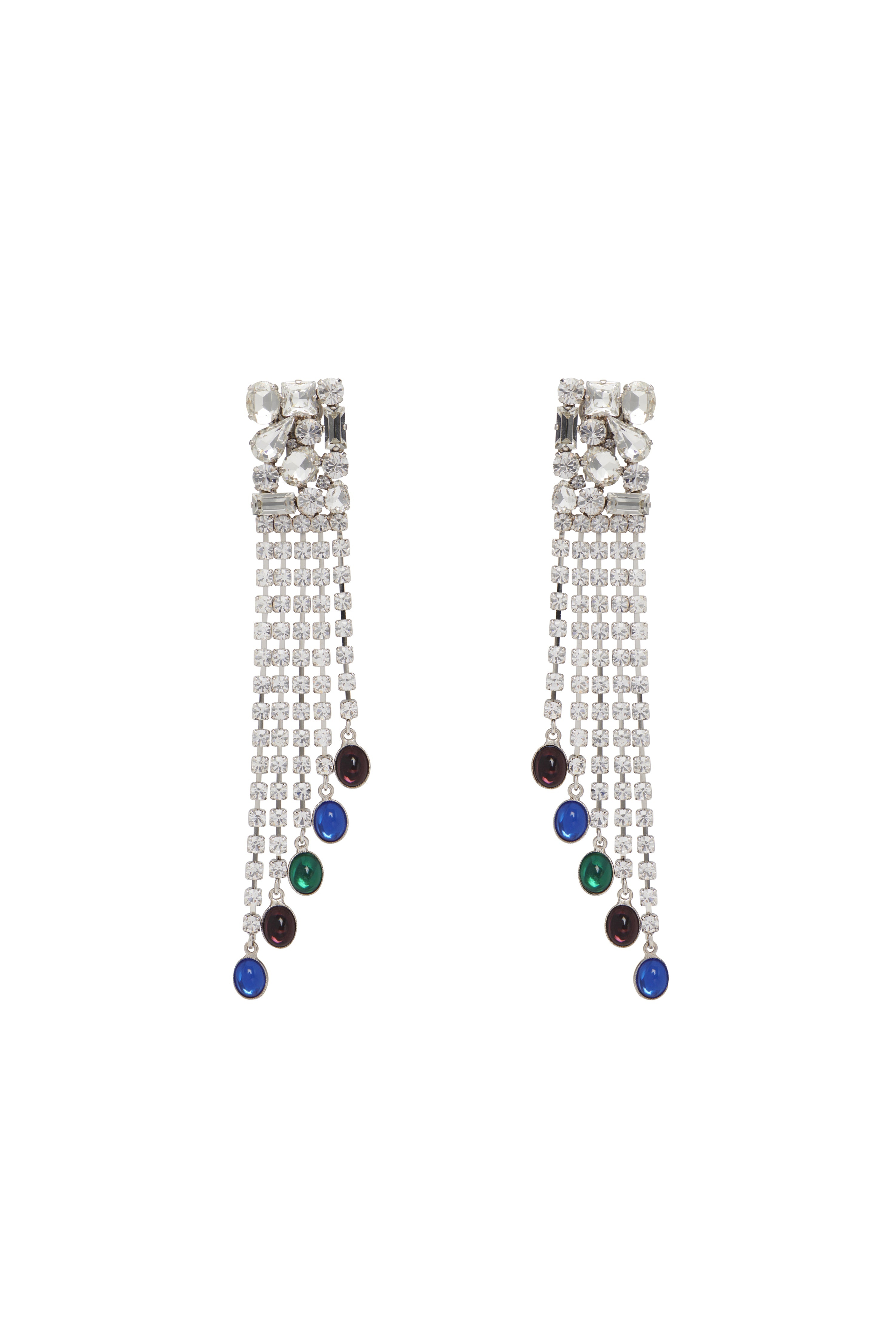 SQUARE EARRINGS WITH FRINGE 1