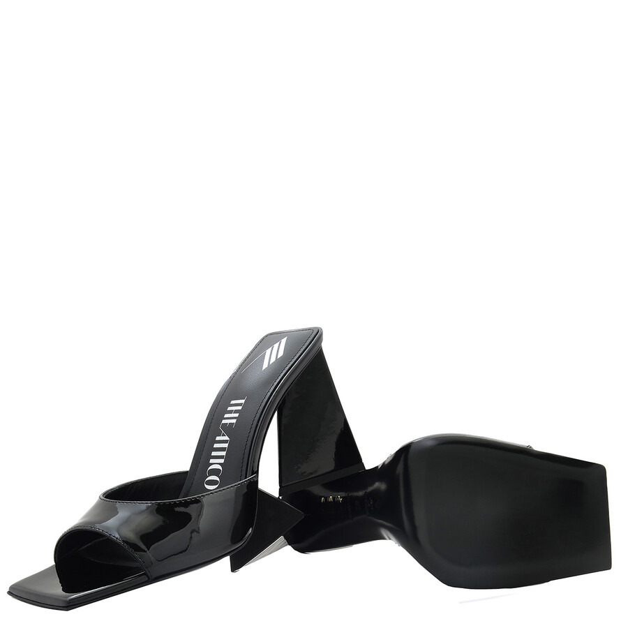 The Attico Mini Devon 85 Patent Leather Sandals - 2