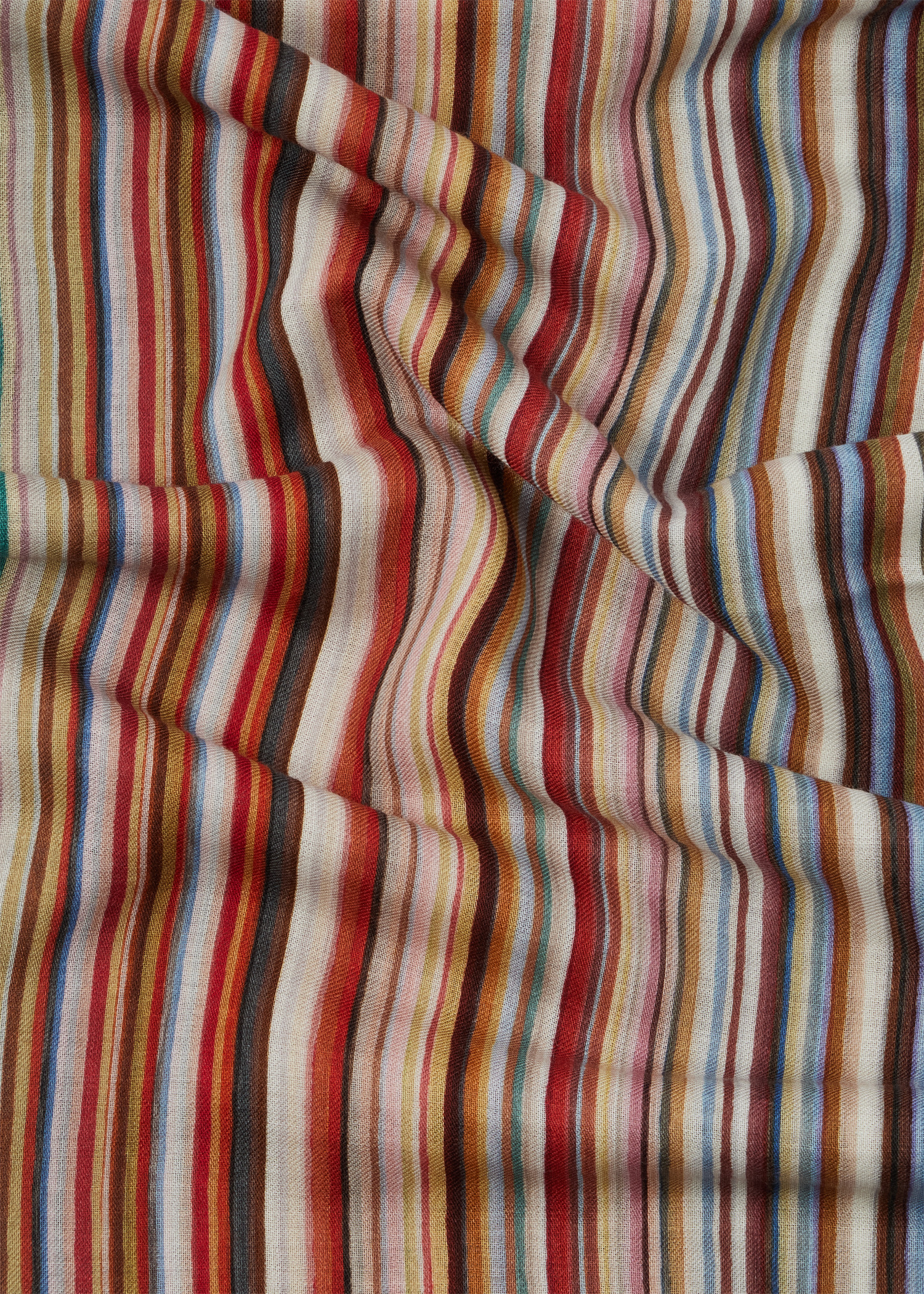 Wool Painted 'Signature Stripe' Scarf - 4