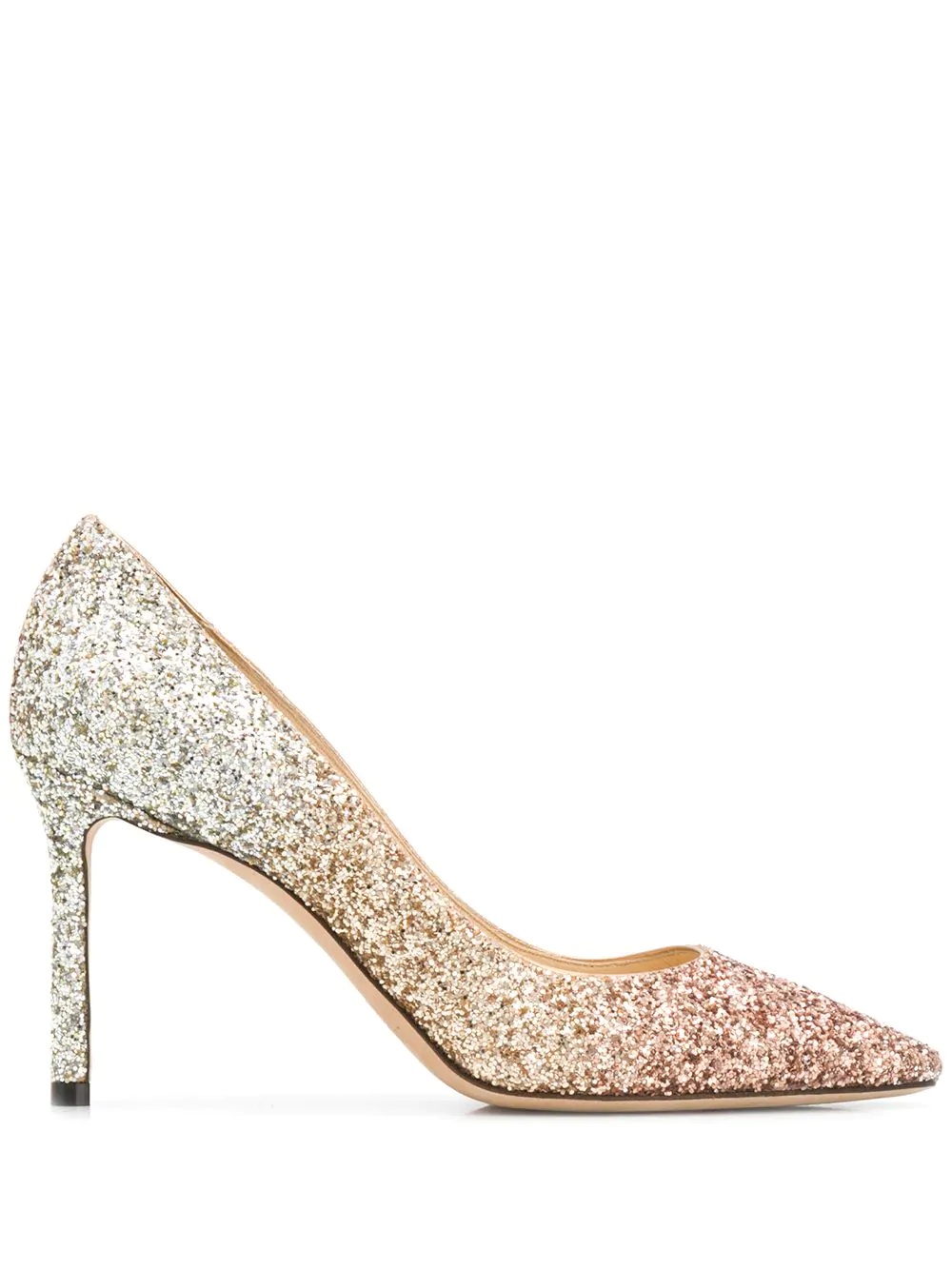 Romy 85mm glitter pumps - 1