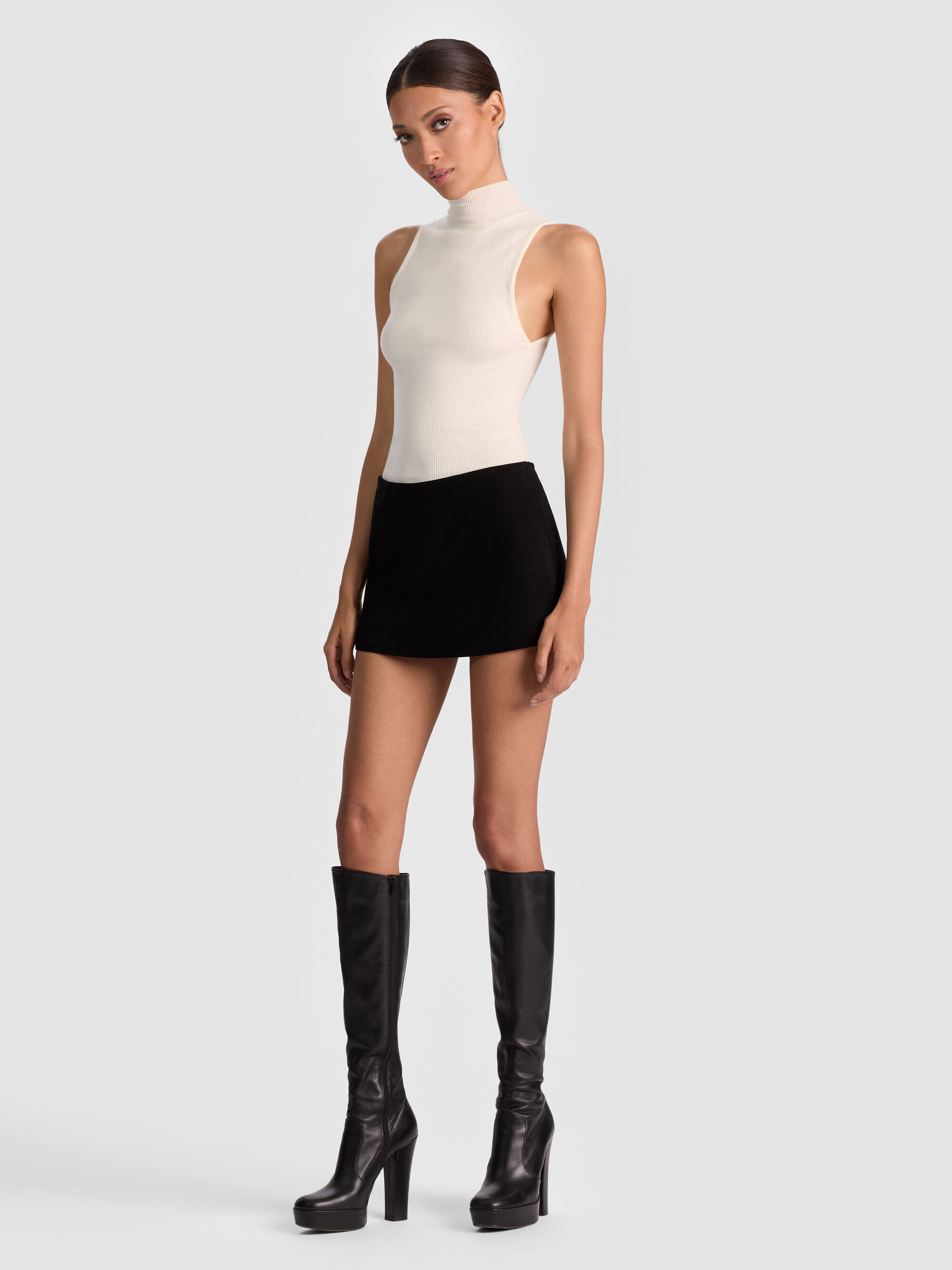 MACE SUEDE MINI SKORT - 6