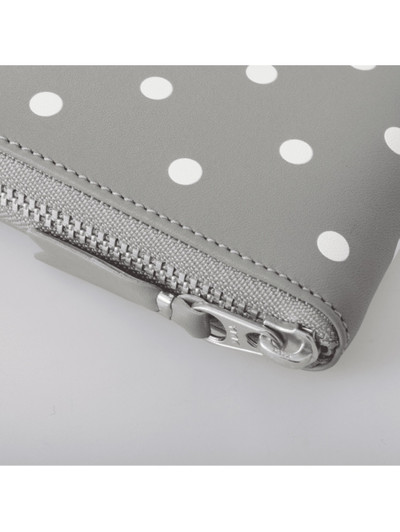 Comme Des Garçons SA8100PD Polka Dot Printed Wallet Grey in Grey outlook