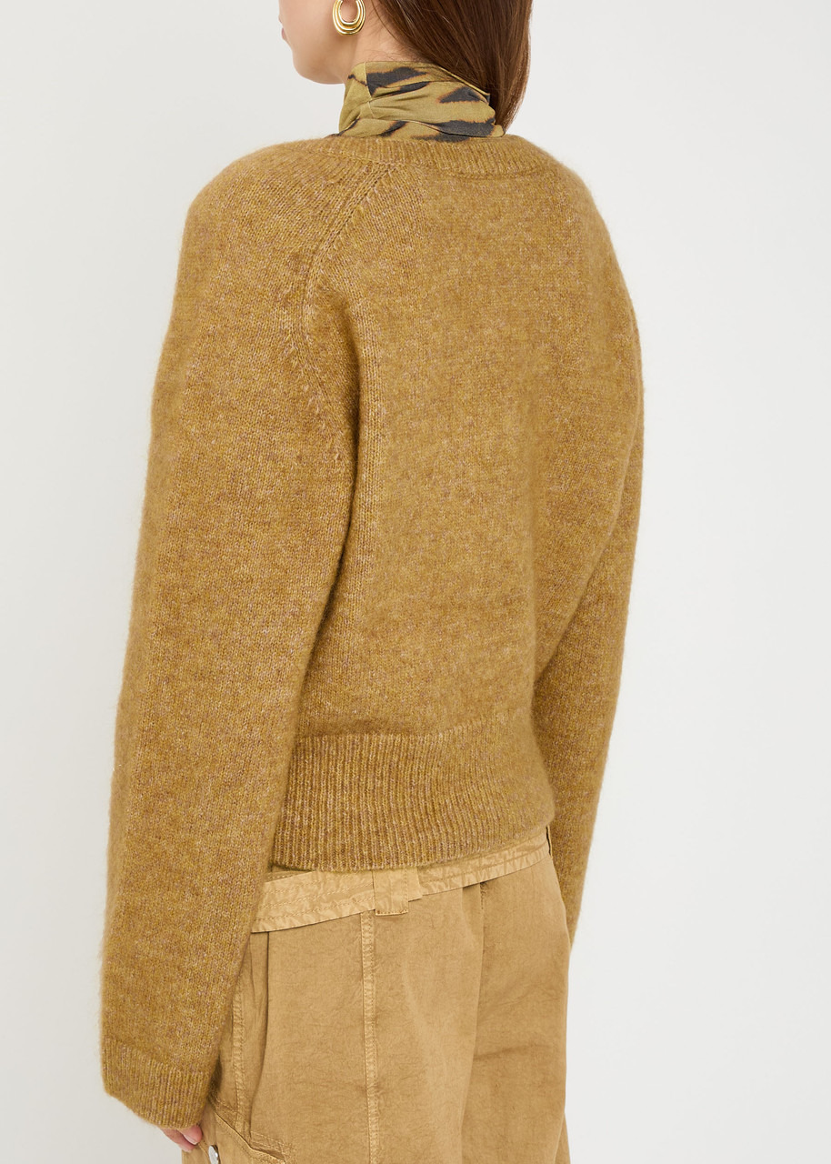 Ganni Melange Brushed Wool-blend Jumper - 3