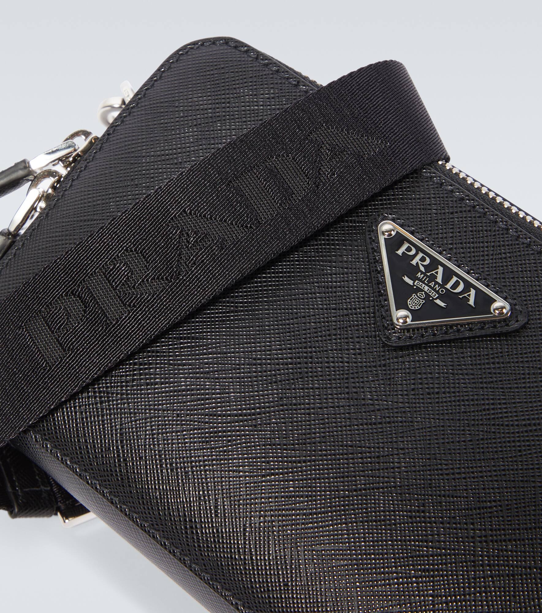 Brique leather crossbody bag - 6