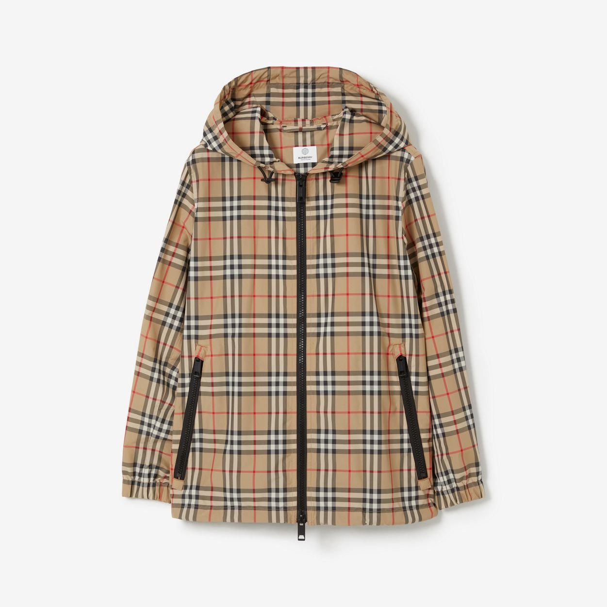 Vintage Check Hooded Jacket - 1