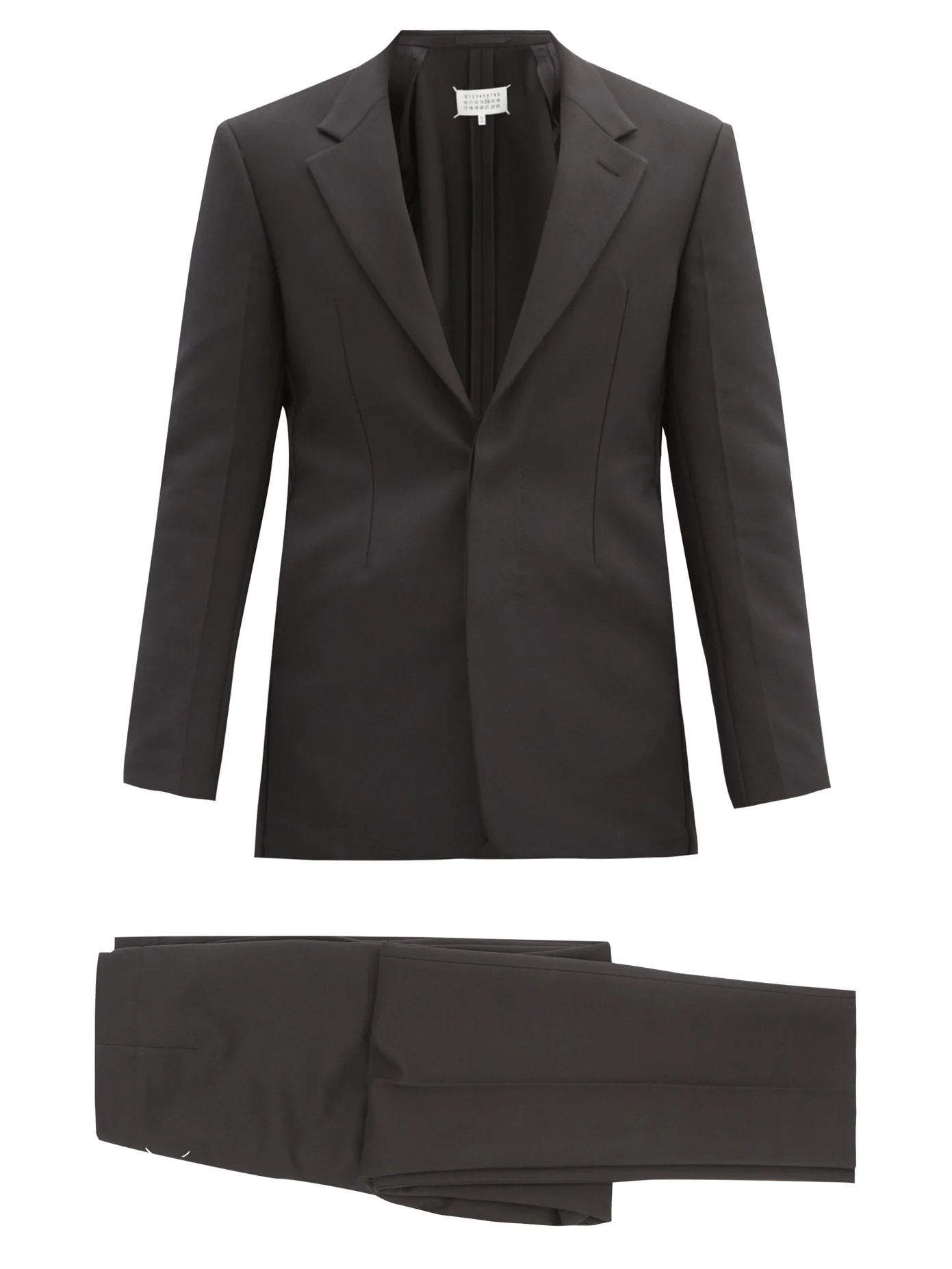 Single-breasted twill suit - 1