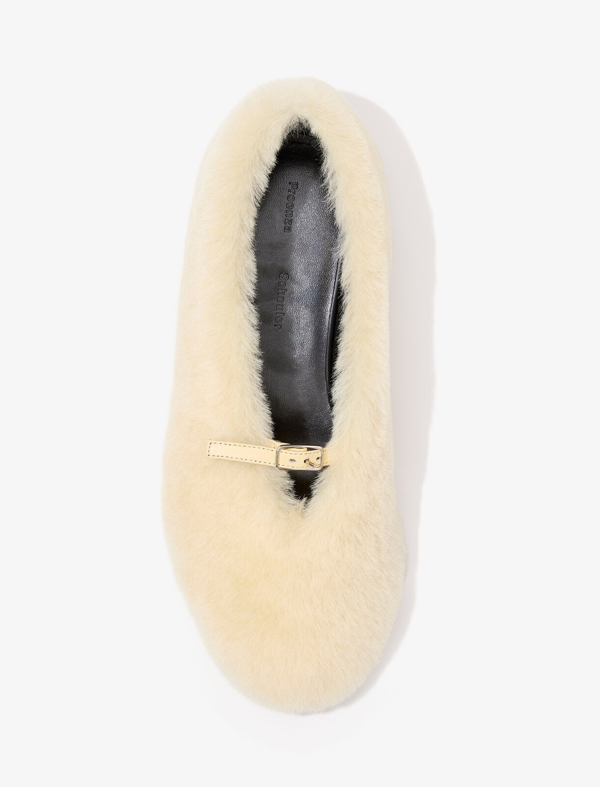 Tee Mary Jane Flats in Shearling - 4