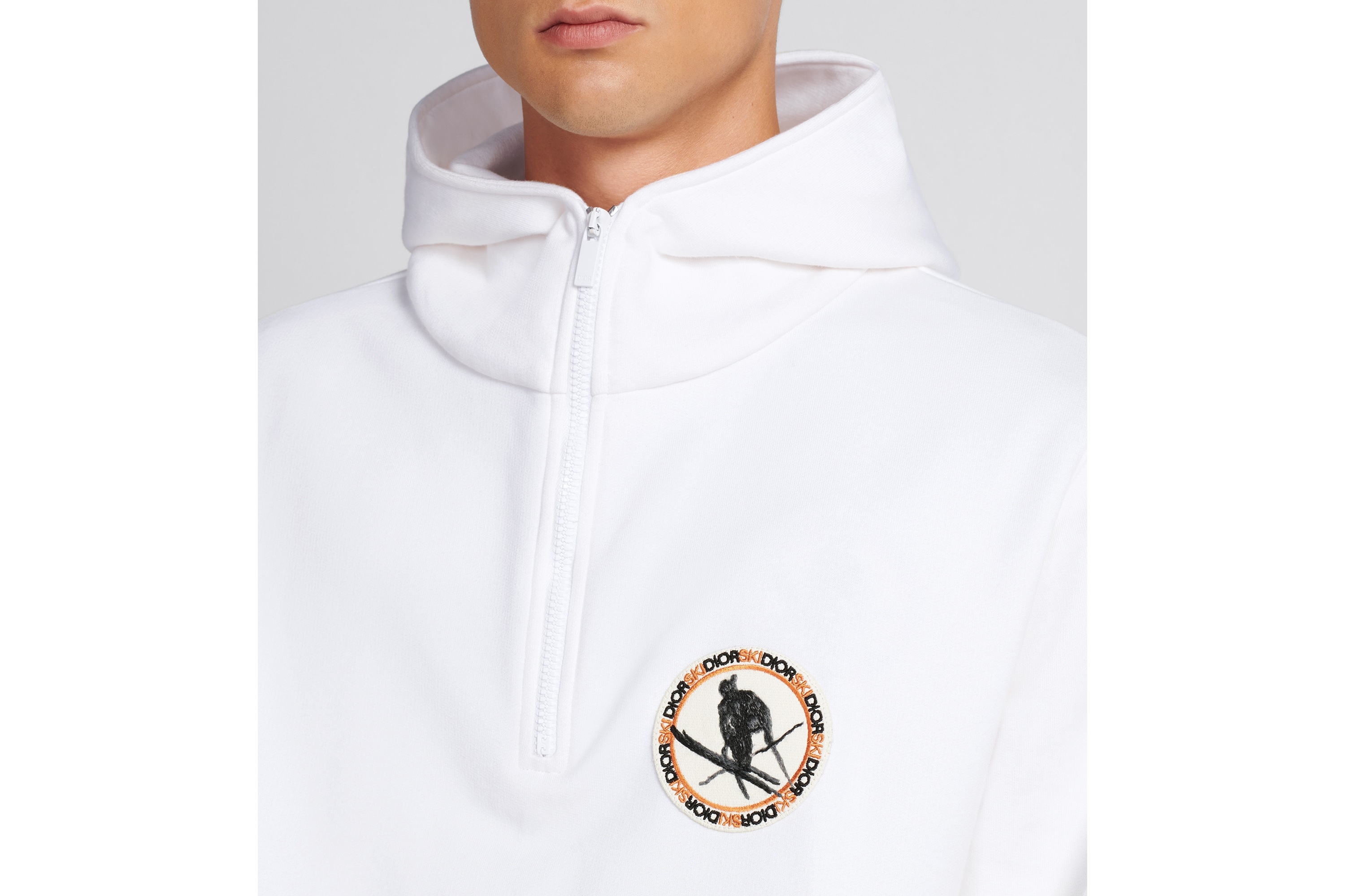 DIOR AND PETER DOIG Relaxed-Fit Hooded Sweatshirt - 8
