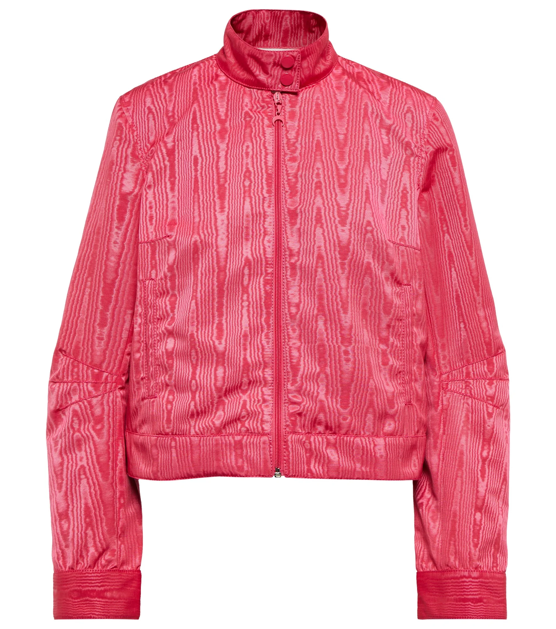 Boxy Moire track jacket - 1