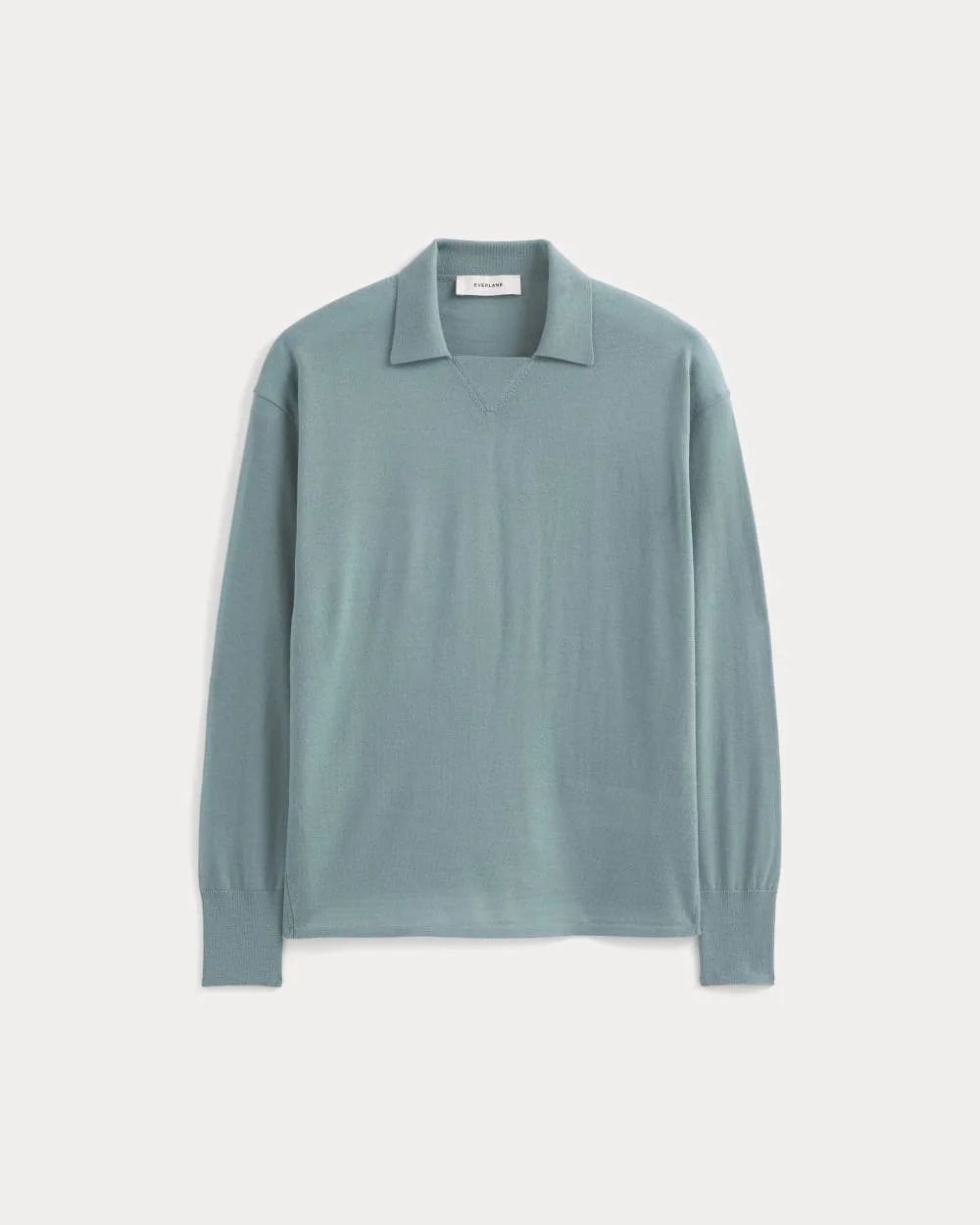 OVERSIZED POLO IN ULTRAFINE MERINO - 1