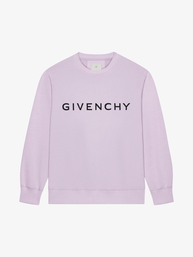 GIVENCHY ARCHETYPE SLIM FIT SWEATSHIRT IN FLEECE 1