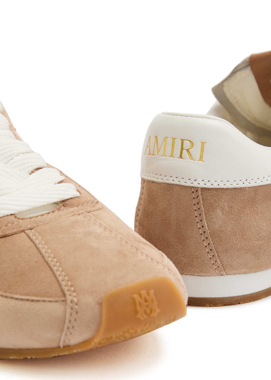 Amiri Pacific Appliquéd Suede Sneakers - 4