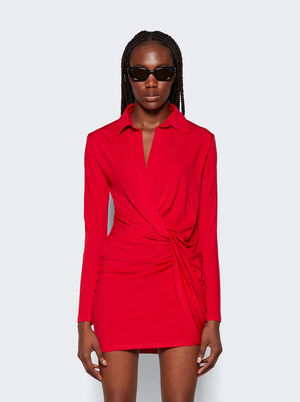 La Robe Bahia Jersey Dress Red - 3